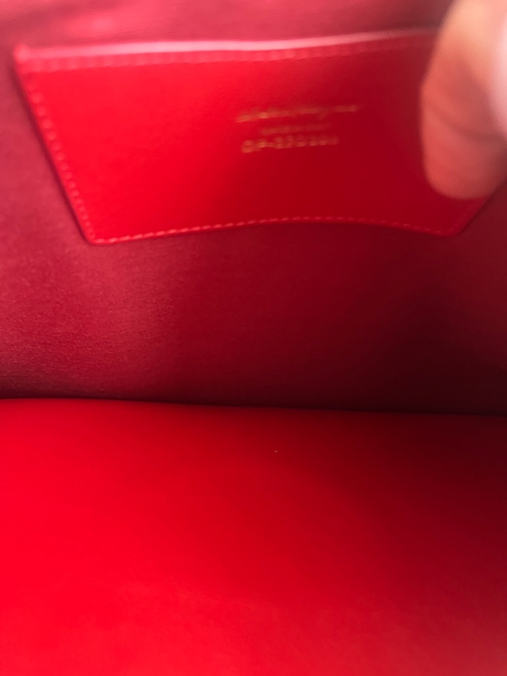 Vintage Ferragamo Black Leather Clutch - Picture 3 of 4